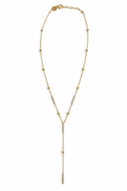 KIMÉ Y-ketting met staafjes – goudkleurig – productfoto